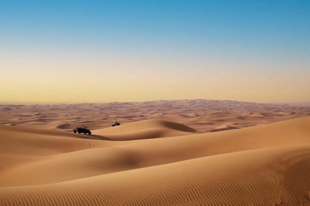 desert, nature, sand