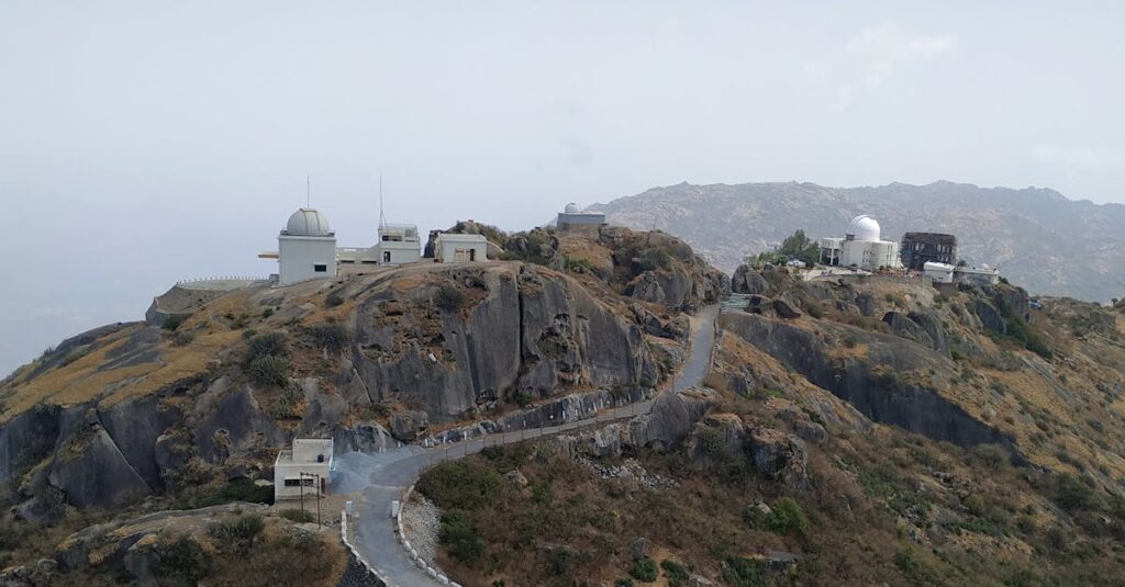 Concrete Road on the Mountain Range